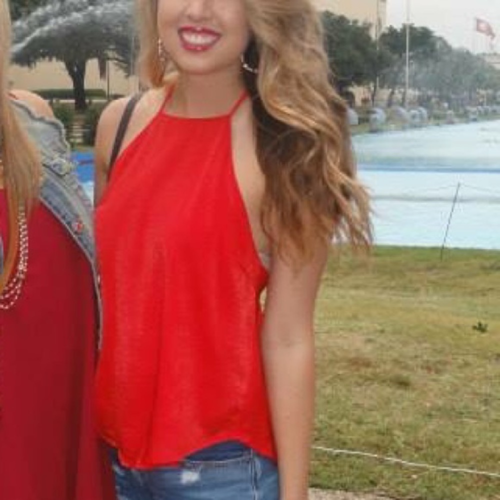 ASTR Red Halter Top ♥️💥
